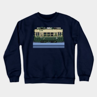 Pixelart Abandoned tram Crewneck Sweatshirt